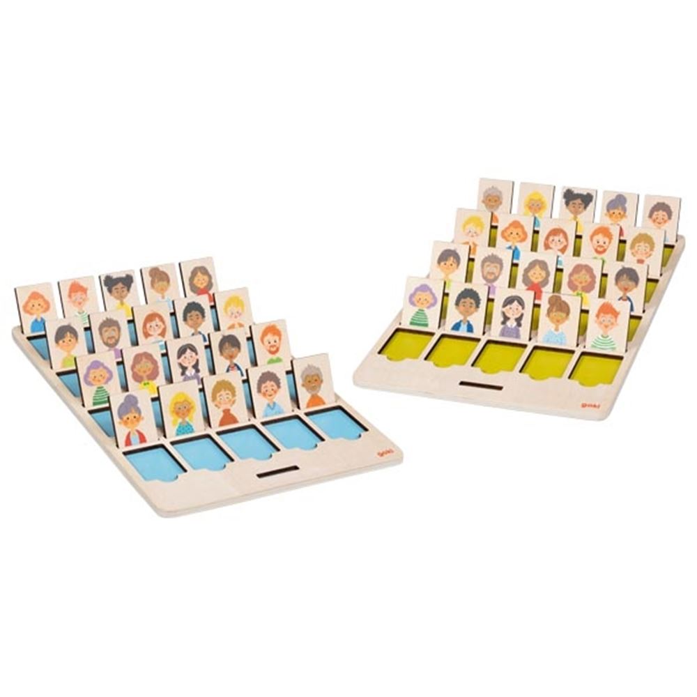 Goki Wooden Game Quelle personne suis-je?