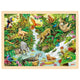 Goki Wooden Jigsaw Puzzle dans la jungle, 96st.