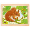 Goki Wooden Puzzle Puzzle Forest Animal, 24st.