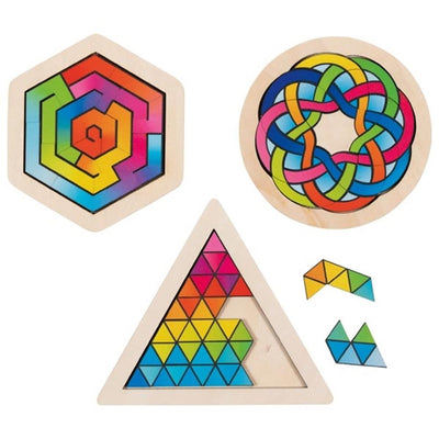 Puzzle de brise-cerveau en bois Goki, par pièce