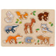 Goki Wooden Stud Puzzle Forest Animaux, 9e.