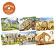 Goki en bois mini puzzle des animaux sauvages