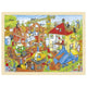 Goki Wooden Jigsaw Puzzle Construction Site, 96st.