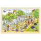 Goki Wooden Jigsaw Puzzle Visite au zoo, 24SE.
