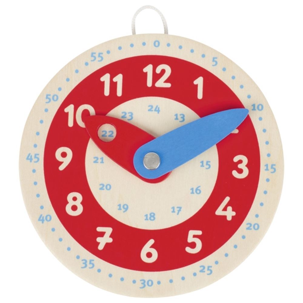 Horloge d'apprentissage en bois de Goki