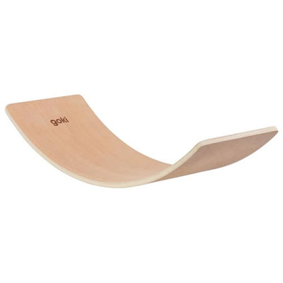 Goki Wooden Balansbord Half Maan Naturel, 82 cm