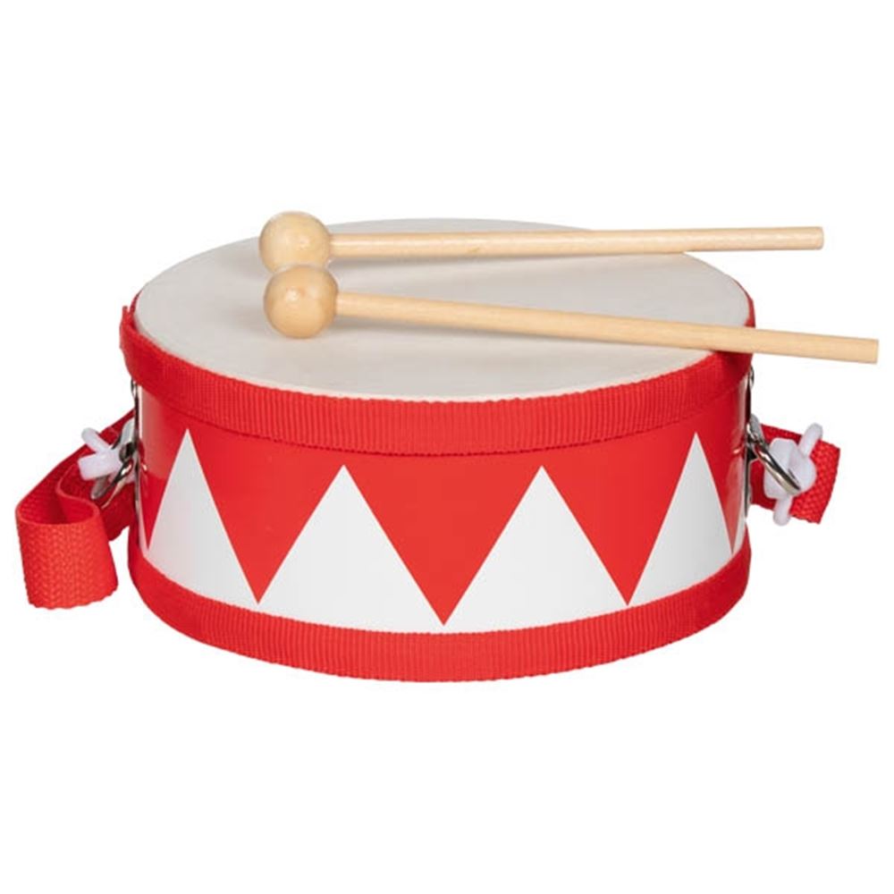 Goki drum, red. 7x15 cm. 3+