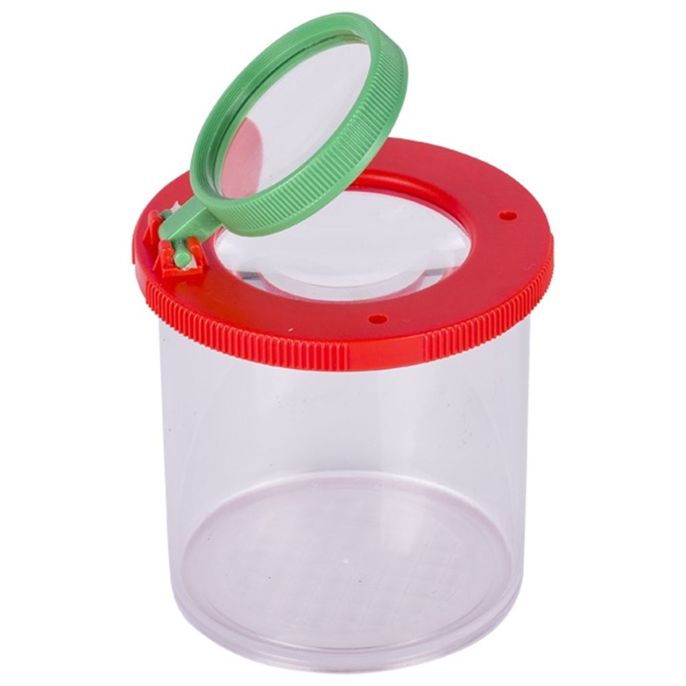 Pot d'insecte goki avec loupe