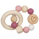 Goki en bois captivant hart rose