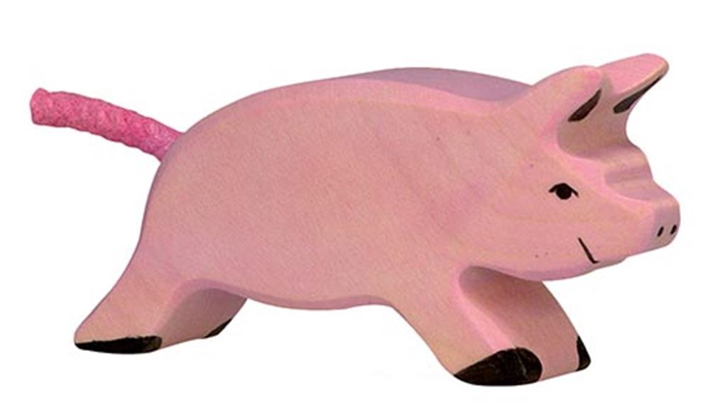 Cochon Holztiger, courant. 8cm.