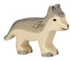 Animaux de la forêt Holztiger - loup petit - 7x2x5cm - figurine en bois - fait main