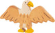 Animaux de la forêt Holztiger - aigle - 14x2x9cm - figurine en bois - fait main