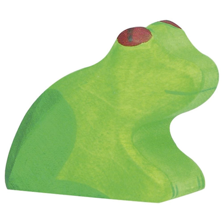 Animaux de la forêt Holztiger - grenouille - 5x2x4cm - figurine en bois - fait main