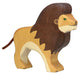 Holztiger holztiger lion en bois