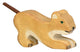 Lion Holztiger, petit, jouant. 8cm.