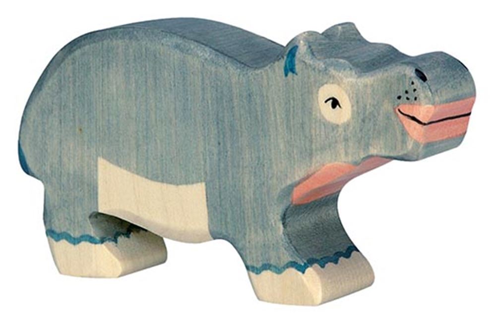 Hippopotame Holztiger, petit. 11 cm.