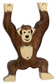 Chimpanzé Holztiger, debout. 9 cm.