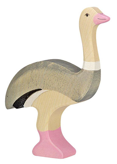 Autruche Holztiger. 12 cm.