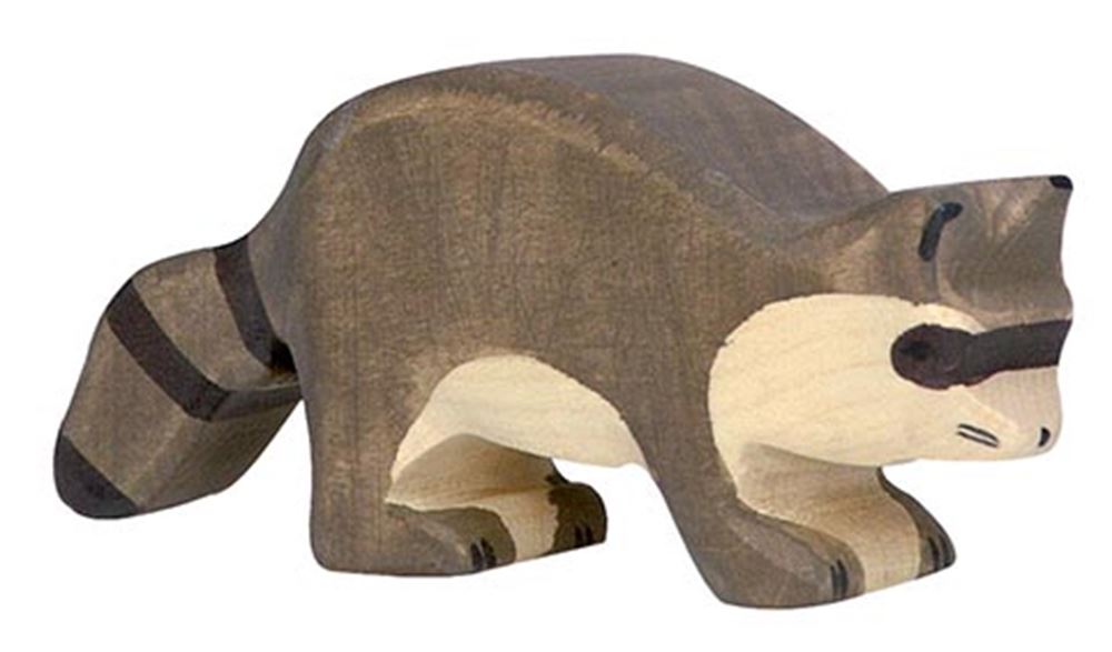 Raton laveur Holztiger. 10cm.