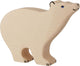 Ours polaire Holztiger. 15 cm.