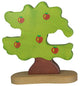 Forêt Holztiger - pommier pour oiseaux - 20x2x20cm - figurine en bois - fait main