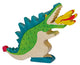 Dragon Holztiger, vert. 19 cm.