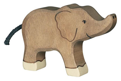 Holztiger désert - éléphant petit - 12x2x8cm - figurine en bois - fait main