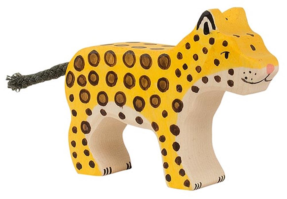 Léopard Holztiger, petit. 9,3 cm.