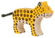 Léopard Holztiger, petit. 9,3 cm.
