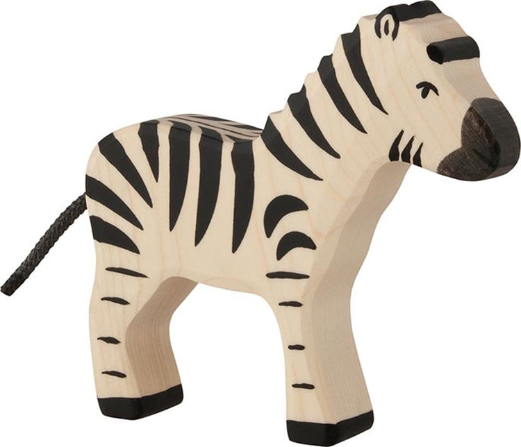 Holztiger désert - zèbre - 14x3x14cm - figurine en bois - fait main