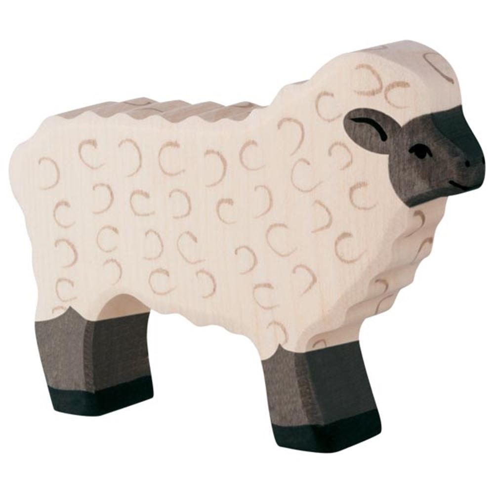 Mouton Holztiger. 11x2,2x8,3cm. 3+