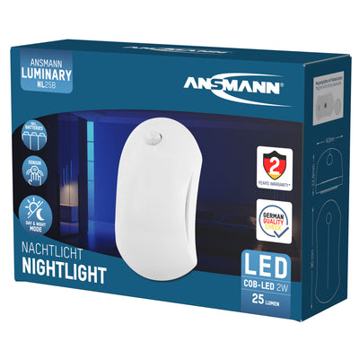 Ansmann ansm. lampe de nuit, capteur et batterie