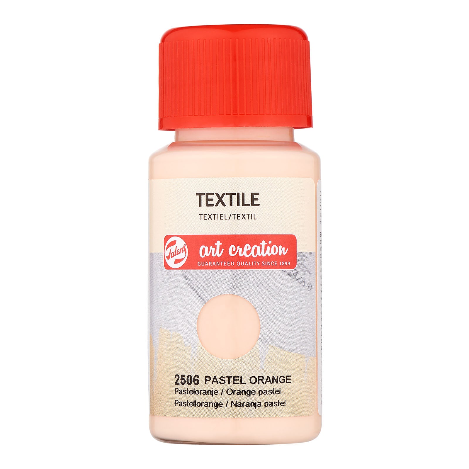 Talens création artistique • couleur textile 50 ml orange pastel