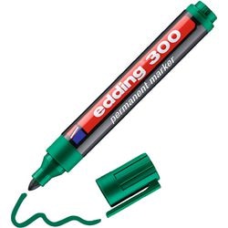 Edding 300 marqueur, épaisseur de ligne 1,5 à 3 mm, vert, 1 pièce