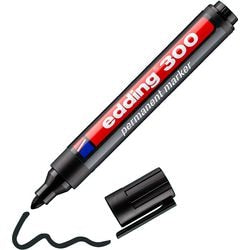 Edding 300 marqueur, épaisseur de ligne 1,5 à 3 mm, noir, 1 pièce