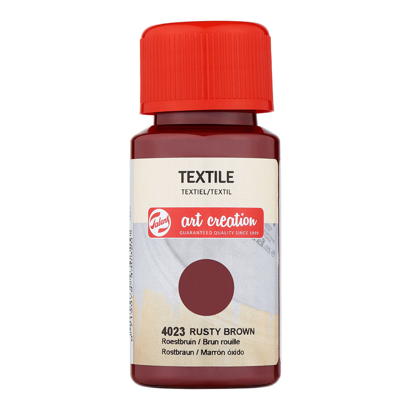 Talens création artistique • colorant textile 50 ml marron rouille