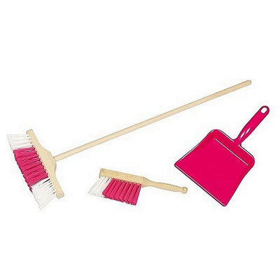 Ensemble de balais Simply for Kids 3 pièces rose