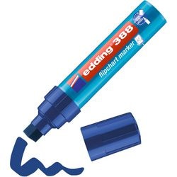 Marqueur pour tableau à feuilles edding 388 bleu 4-12 mm