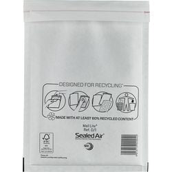 Abi enveloppe à bulles scellée air mail lite lite d 1 a5 79 g/m² blanc 10 pièces
