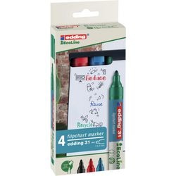 Marqueur pour tableau à feuilles edding 31 1,5-3mm assorti