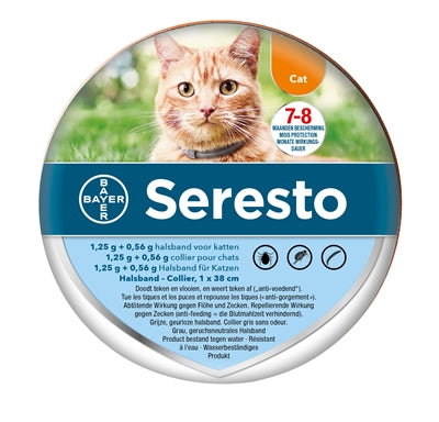 Bayer Seresto signes collier anti-puces chat