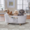 Enchanted Pet Enchanted Dog Panier canapé rapide Silver Silver Colored