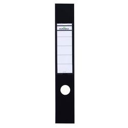 Contre-étiquette autocollante en plastique durable longue et large noire