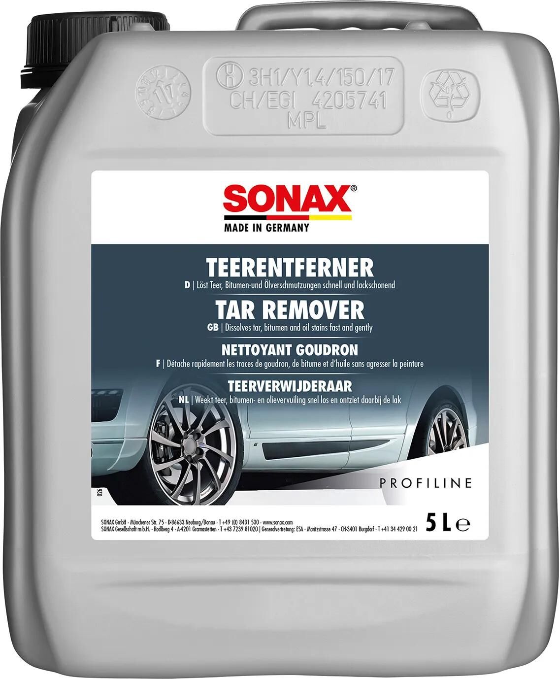 Remover de tar sonax 5 LTR PE Canister