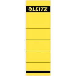 Classeur étiquettes de dos leitz jaune 10 morceaux de papier
