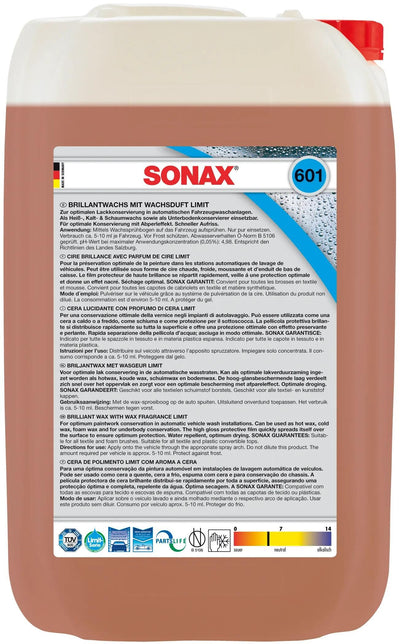 Sonax Brilliant Wax Limit 25 25 L Cubitainer