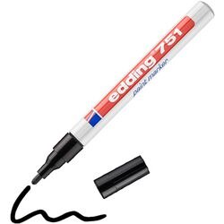 Edding 751 marqueur peinture noir (fin) | 10 pièces