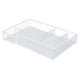 Bac de tri leitz plus wow transparent 4 compartiments en polystyrène