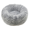 Panier de chien en palissandre Silver Fluff Grey