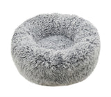 Panier de chien en palissandre Silver Fluff Grey - afbeelding 1
